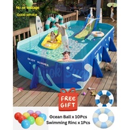 SyokSyok 2025 New Version Large Frame Water Play Pool Foldable Outdoor Kids Family Baby Swimming Poo