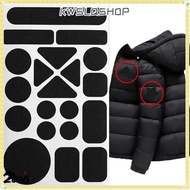 88KWSLQSHOP Self Adhesive Black Patches, Washable Waterproof Patch Apparel Applique Sewing Fabric St