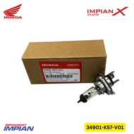 BULB HEADLIGHT (HIS) (12V,35/35W )（34901-K57-V01）100% ORI HONDA GENUINE PART -WAVE ALPHA , DASH 125 