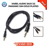 3.5 AUDIO JACK CABLE LENGTH 1.5M GOLD PLATED / AUX CABLE 1.5 M