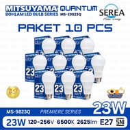PACKAGE 10 PCS 23 W Mitsuyama Quantum LED Bulb Premiere Series Fitting E27 Super Bright Lamp