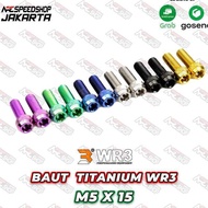 Windshield Caliper Bolt Wr3 M5X15Mm Wind Shield Bolt Wr3