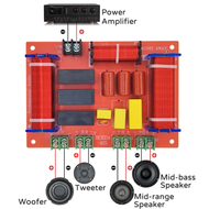 Crossover Pasif 4 Way Woofer Mid-bass Mid-range Tweeter RCEDA 415