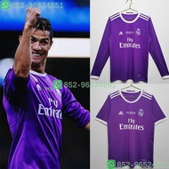 ✨#7 C.Ronaldo 朗拿度皇馬 Real Madrid 皇家馬德里16/17賽季 客場球迷版復古波衫 長袖/短袖 Away Retro Jersey “💎紫鑽商家💎 所有衫款/球員/號碼全齊 