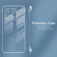 Frameless Clear Hard Back Cover Case For Xiaomi 13 14 13T Pro Lite Ultra 12 Pro 12X Xiaomi13 Pro Xiaomi13 Lite  Coque Phone Case