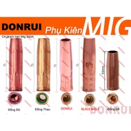 Mig welding gas cap 200A 180A Short 200A gas cap DONRUI BLACK WOLF Mig welding machine accessories