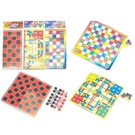 Board Game Aeroplane Game/Draught Game/ Snake Game (24.5cm x 24.5cm) Game For Kids