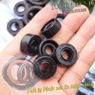 Phốt phuộc dầu ty phuộc sau xe máy WIN xe đạp điện TC4 10*22*10...Phốt phuộc sau loại vòng đệm cao
