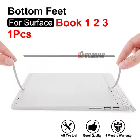 For Microsoft Surface Book 1 2 3 Book3 Book2 13.5inch 15" Rubber Feet Bottom Non-slip Strip Replacem