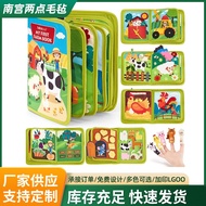 [SG Stock] Felt Learning Book – Amazon Animal Farm Baby Story Educational Busy Board for Early Learn