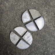 Russian alloy piece BK8. Dimensions: 25×20×4mm.