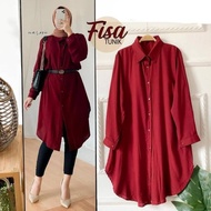 Tunik Wanita Fisa Bahan Katun Rayon / Terbaru 2020 / Murah / Atasan