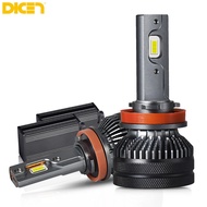 DICN 2ชิ้น H11สว่างมาก32000LM H7 LED 130W H1 H3 H8 H4หลอดไฟ LED ไฟหน้ารถ HB3 HB4 9005 9012 4300K 600