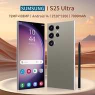 【COD】SUMSUNG S25 Ultra telefon pintar 16GB+512GB dwi-SIM dwi siap sedia HD kamera 7.5-inci skrin bes