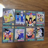 龍珠風雲 第七彈 八張白咭  (1995年 made in japan) 非 龍珠 閃咭