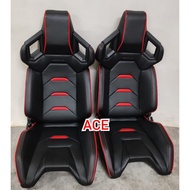 Sscus Raptor Sport Semi Bucket Seat one pair Leather.