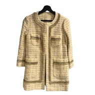 ete VOUSETES Jacket tweed beige Direct from Japan Secondhand