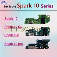 For Tecno Spark 10 Spark 10 5G Spark 10C Spark 10pro Ki5q KI5k KI5m Ki7 Ki8 USB Charging Port Board 