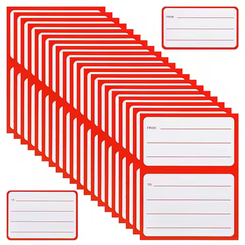 50Pcs Universal Address Mailing Label Sticker Self-adhesive Handwritten Stickers for Mailing Box Env