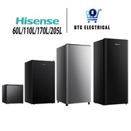 Hisense 60L/110L/170L/205L Single Door Refrigerator Mini Bar / Fridge RR60 / RR120 / RR197 / RR198 /