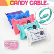20cm Candy Cable Micro Usb Type C Lighting data cable portable fast charge