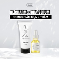 Combo to Remove Acne, Inflammation, Dark Spots for Buttocks, Groin, Armpits,.. BHA Serum ND 8% & Be 