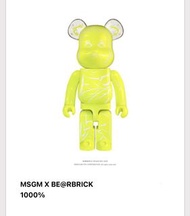 Bearbrick MSGM X BE@RBRICK 1000%