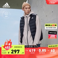 adidas阿迪达斯轻运动男装冬季600蓬户外保暖鸭绒羽绒背心马甲 黑色 A/L