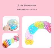 Slime Bucket Toy for Kids Glassy Clear Slime Bucket with Add-Ins For Children DIY Slime Kit for Kids