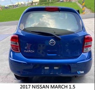 零件車 2017 NISSAN MARCH 1.5 拆賣 JL金亮汽車商行 中古零件材料