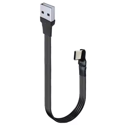 5CM-3M USB to Type C Charging Cable Elbow 90 Degree USB C USB Data Cable For Type C All Smartphone 1