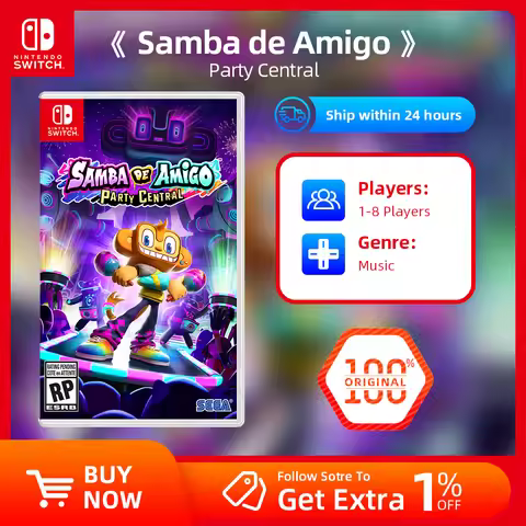 Nintendo Switch Game Deals - Samba de Amigo Party Central- Games Adventure Action and RPG Genre Swit