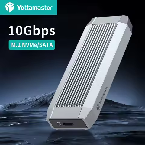 Yottamaster M2 NVME SSD Case NVMe PCIE 3.0 PCIE 4.0 SSD Enclosure to USB3.1 GEN2 Type-C 10Gbp Extern
