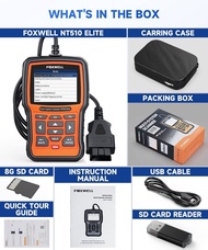 FOXWELL NT510 Elite Fit For BMW OBD2 Automotive Scanner Full System Bi-Directional Diagnostic Tool 3