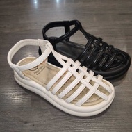 9915 SANDALS TWO COLOUR (BLACK/CREAM)