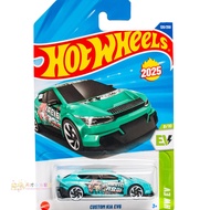No. 120 CUSTOM KIA EV6 KIA Green Hot Wheels HW EV Series 25L