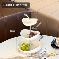 Zunmos Multi-Layer Ceramic Fruit Tray Modern Nordic Style Living Room Coffee Table Candy Snack Stora