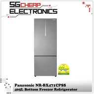 Panasonic NR-BX471CPSS Bottom Freezer Refrigerator (405L) - 1 Year Warranty