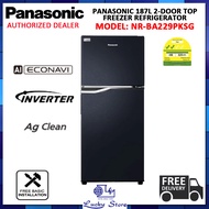 (BULKY) PANASONIC NR-BA229PKSG (BLACK) 187L 2 DOOR REFRIGERATOR, AI ECONAVI TECHNOLOGY, 2 TICKS, 1 YEAR WARRANTY, FREE DELIVERY