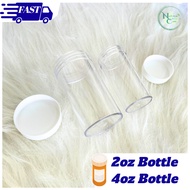 Pill bottle (white screw) 2oz & 4oz