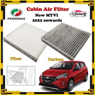 Perodua New Myvi - Cabin Air Filter - Fiber / Carbon ( OEM 145520-2510 / 014520-2990 / 87139-29903D 