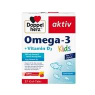 Doppelherz Omega-3 + Vitamin D3 Kids Kautabletten 27 ST, 35.1 g | Children's vitamins