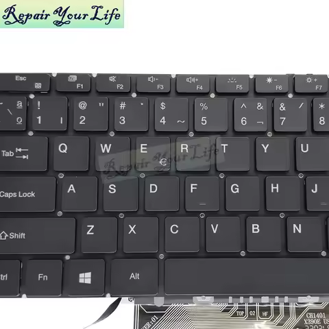 US Russian Spanish Backlit Keyboard For Chuwi CoreBook X CWI529 CWI570 CW1529 MB30019002 XK-HS320 CH