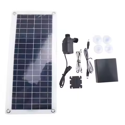 Solar Water Pump Solar Water Fountain Pump 50W 800L/H 12V Low Noise Garden Family Water Fountain Irr