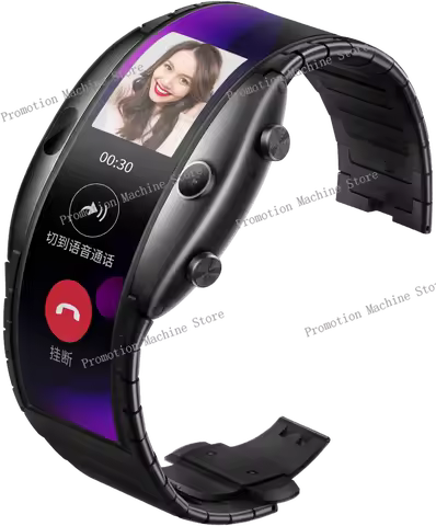 New Nubia ALPHA Watch phone 4.01" foldable flexible display Sports Real-time message reminder callin
