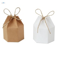 Kraft Paper Candy Box, Hexagonal Paper Box, Candy Box, Gift Box