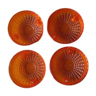 4pcs Motorcycle for GN250 Yellow Tail Light Cover, GN250 GN125 GN125H Turn Signal Housing