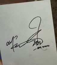 BTS Jimin 親筆簽名