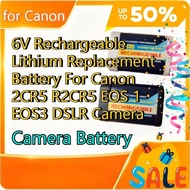 6V Rechargeable Lithium Replacement Battery For Canon 2CR5 R2CR5 EOS 1 EOS3 DSLR Camera