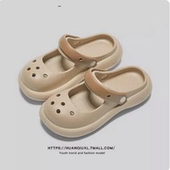 ONE - 包頭半拖涼拖鞋（7196卡其 尺碼：35/36-39/40）(下單後聯絡客服確認發貨尺碼)#F091019523